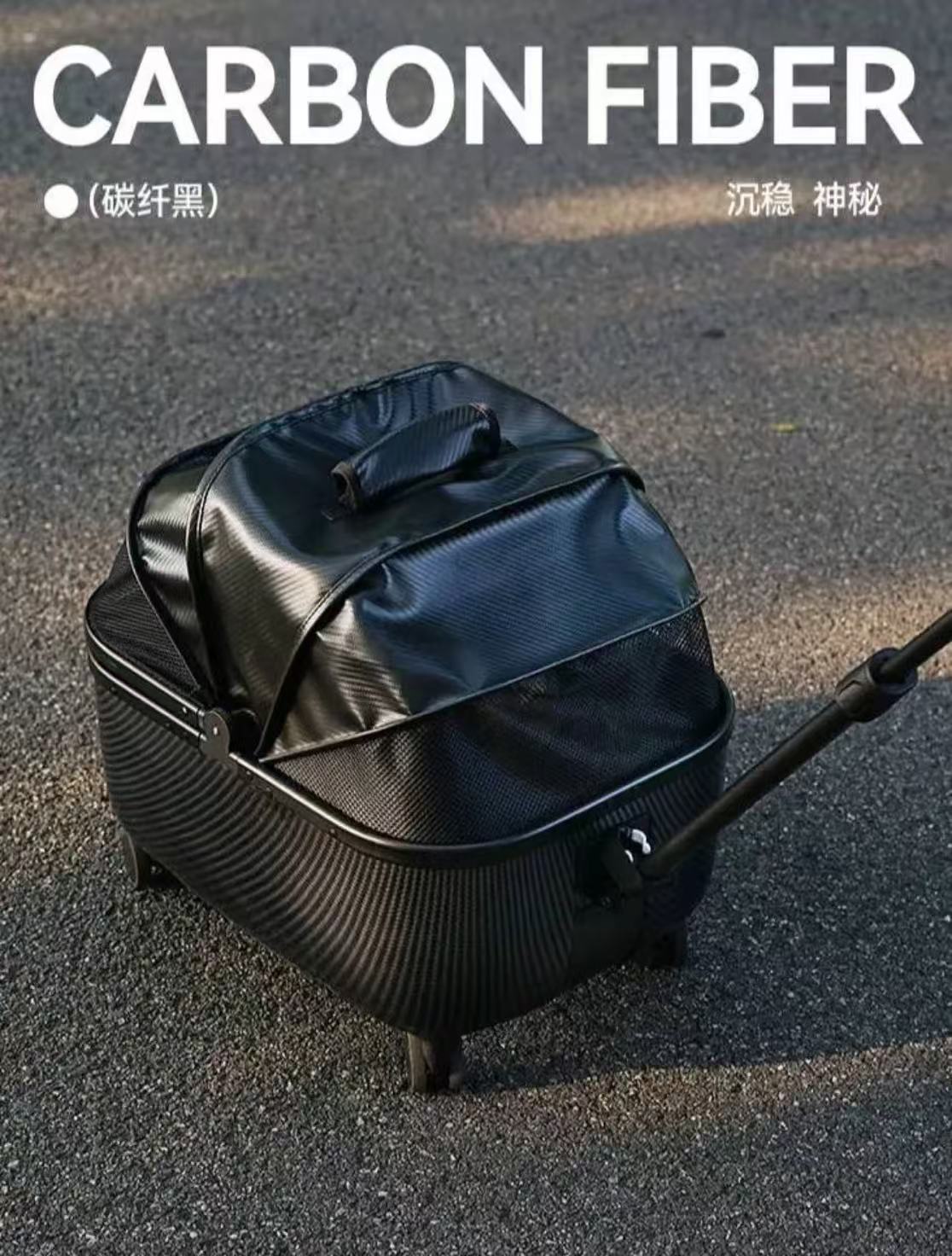 "Luxury Outdoor Pet Stroller Kit | Openable Soft Top | First Class Travel for Your Cat"